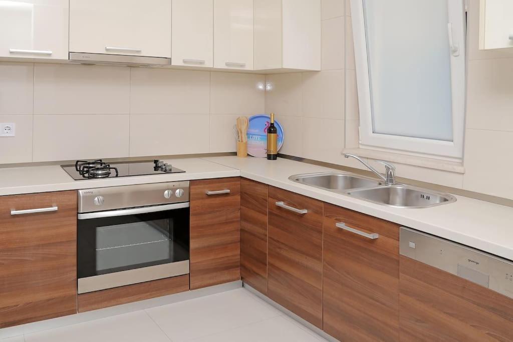 Seaside Apartment M Zaton 5 - Sea View & Parking Exterior foto